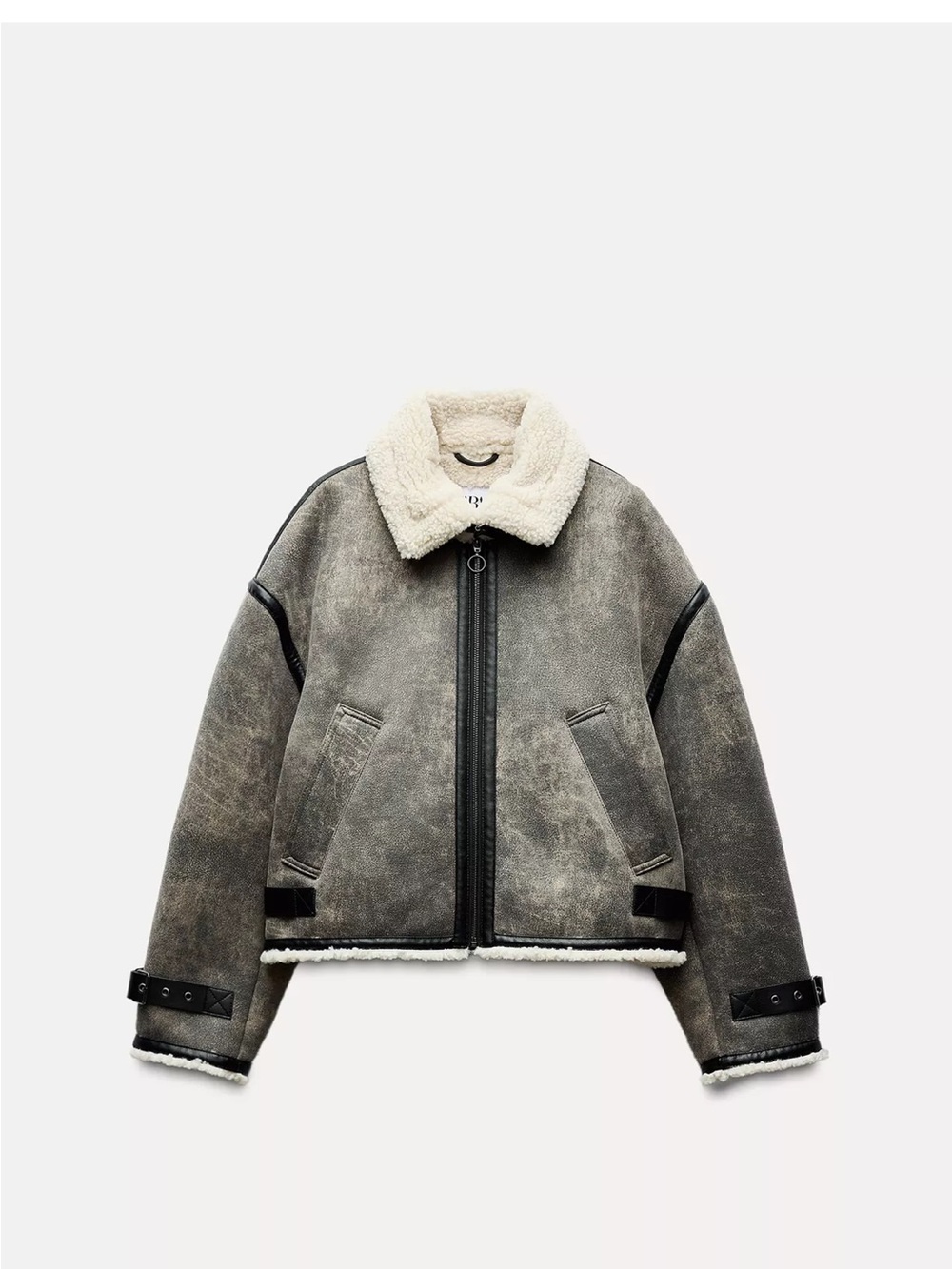 ZARA DOUBLE-SIDED STRAP DETAIL JACKET